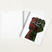 Schwarzer Stolz Rot-Grün-Pfanne afrikanische Flagg Planer (Anzeige)