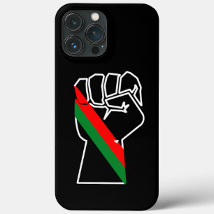 Schwarzer Stolz rote grüne Faust panafrikanische F Case-Mate iPhone Hülle