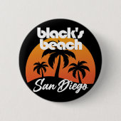 Schwarzer Strand, San Diego Button (Vorderseite)