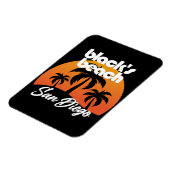 Schwarzer Strand, San Diego Magnet (Linke Seite)