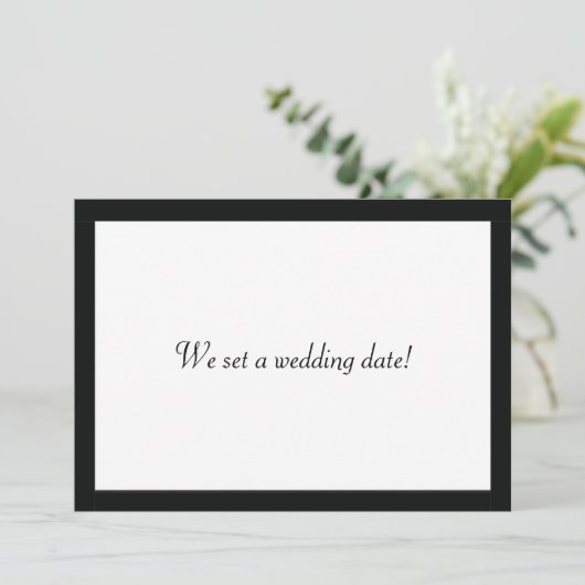 Schwarzer Streifen (Stehend Vorderseite)