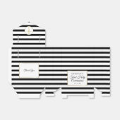 Schwarzer Streifen Elegant Gold Erstklassige Golfr Geschenkschachtel (Ungefaltet)