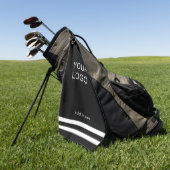 Schwarzer Streifen für moderne Berufliche Geschäft Golfhandtuch (Gras)