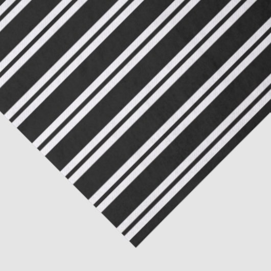 Schwarzer Streifen Seidenpapier (Detail)