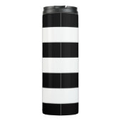 Schwarzer Streifen Thermosbecher (Rückseite)