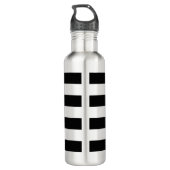 Schwarzer Streifen Trinkflasche (Rückseite)