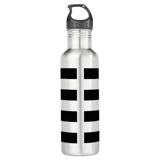 Schwarzer Streifen Trinkflasche (Rückseite)