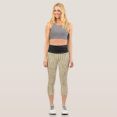 SCHWARZER STRICK Capri Leggings (Vorderseite)
