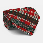 Schwarzer Strip Holiday Kariert Neck Tie Krawatte (Gerollt)