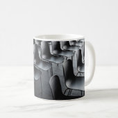 SCHWARZER STUHL LOT KAFFEETASSE (VorderseiteRechts)