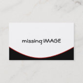 Schwarzer Sturzflug mit Rot Visitenkarte (Rückseite)