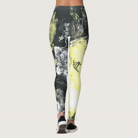 Schwarzer Sun Leggings (Rückseite)