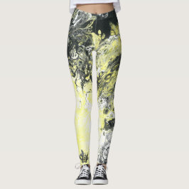 Schwarzer Sun Leggings