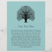 Schwarzer Swirl Flyer (Vorne)