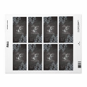 Schwarzer Swirl Silberschmuck (Vorne)