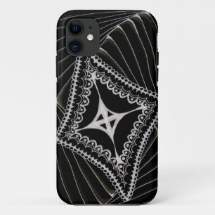 Schwarzer Swirling Kite Doodle Case-Mate iPhone Hülle