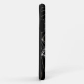 Schwarzer Swirling Kite Doodle Case-Mate iPhone Hülle (Hinten/Rechts)