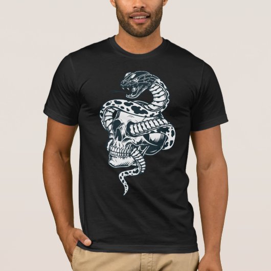 Schwarzer T - Shirt (Vorderseite)