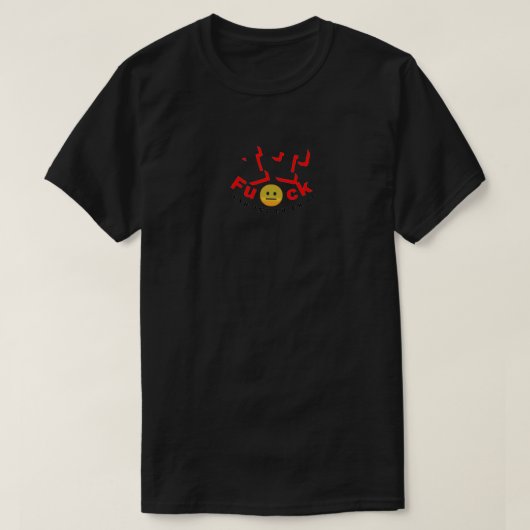 Schwarzer T - Shirt (Design vorne)
