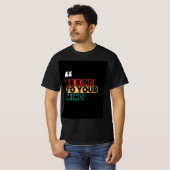 Schwarzer T - Shirt (Vorne ganz)