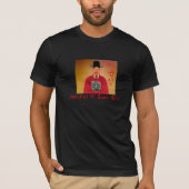 Schwarzer T - Shirt Hangeuls Schienbein Admiral Yi (Vorderseite)