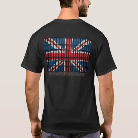 Schwarzer T - Shirt in New UK (Rückseite)