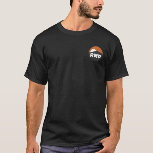 Schwarzer T - Shirt - Männer (Vorderseite)