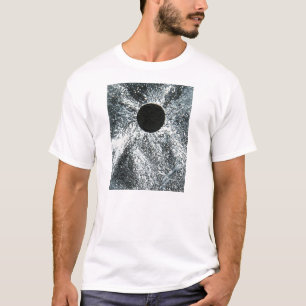 Schwarzer T - Shirt, Männerlicht T-Shirt