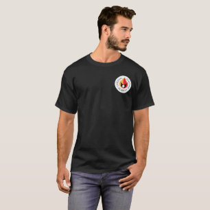 Schwarzer T - Shirt mit CFA-Logo