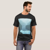Schwarzer T - Shirt mit "Draney Inlet" (Vorne ganz)