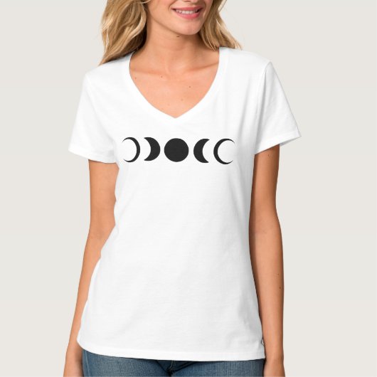 Schwarzer T - Shirt mit Echo (Vorderseite)