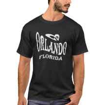 Schwarzer T - Shirt Orlandos Florida