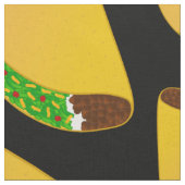 Schwarzer Tacos Stoff (Nahaufnahme)