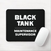 Schwarzer Tankwartungsleiter Vatertag Mousepad (Mit Mouse)