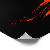 Schwarzer Tanz Poster (Ecke)