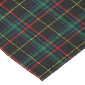 Schwarzer Tartan Karo Tischdecke (Schrägansicht)