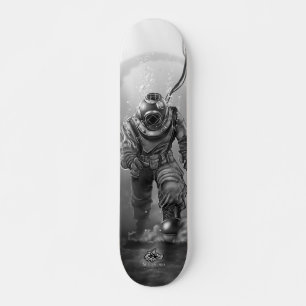 Schwarzer Taucher Skateboard