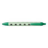 Schwarzer Teddybär Stift (Rückseite)