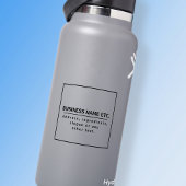 Schwarzer Text auf Transparent löschen Aufkleber