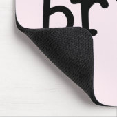 Schwarzer Text die Braut-T-Shirts und die Mousepad (Ecke)