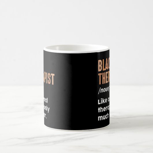 Schwarzer Therapeut Definition Funny African Ameri Kaffeetasse (Mittel)
