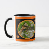 Schwarzer Thread-Waist-Wasp-Halloween-Tasse Tasse (Links)