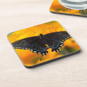 Schwarzer Tiger Getränkeuntersetzer (Linke Seite)