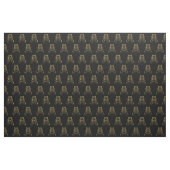 Schwarzer Tiger mit goldenen Streifen Stoff (Yard (91,4 cm))