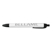 Schwarzer Tinte Bellame Stift (Unterseite)