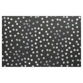 Schwarzer Tinte und SilberCity Punkte Stoff (Fat Quarter (45,7 x 55,9 cm))