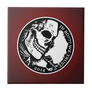 Schwarzer Tod 777 - Freiheit Fliese