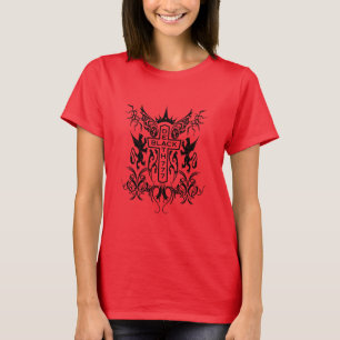 Schwarzer Tod 777 - Kreuz T-Shirt