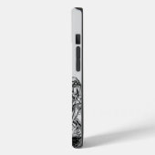 Schwarzer Tod Case-Mate iPhone Hülle (Rückseite / Links)