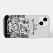 Schwarzer Tod iPhone Hülle (Rückseite (Horizontal))